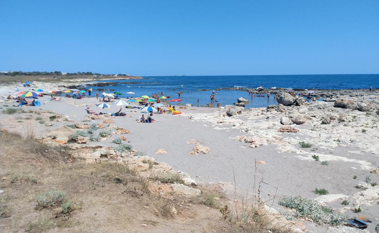 Foto af Plyazh Malkoto More med gråt sand og sten overflade