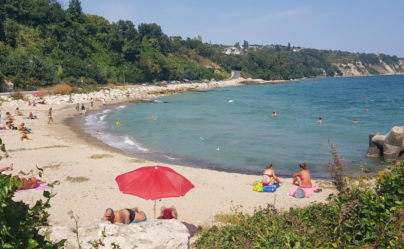 Foto af Plyazh Pochivka med lys sand overflade