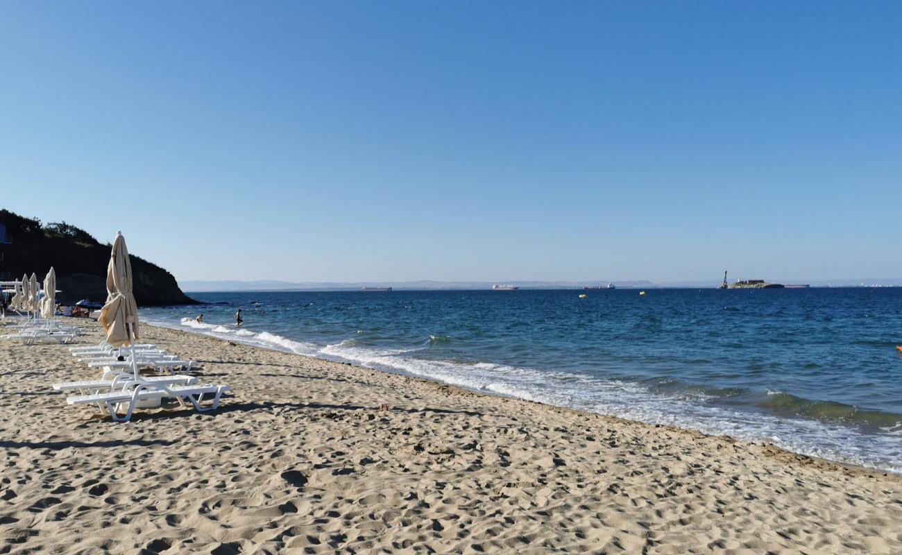 Foto af Rosenets beach med hvidt fint sand overflade