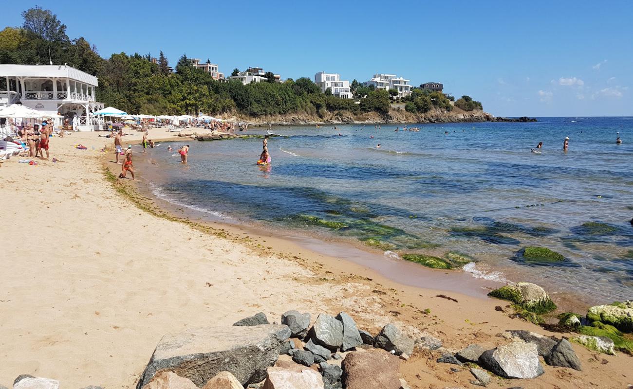 Foto af Tsarski plazh med lys sand overflade