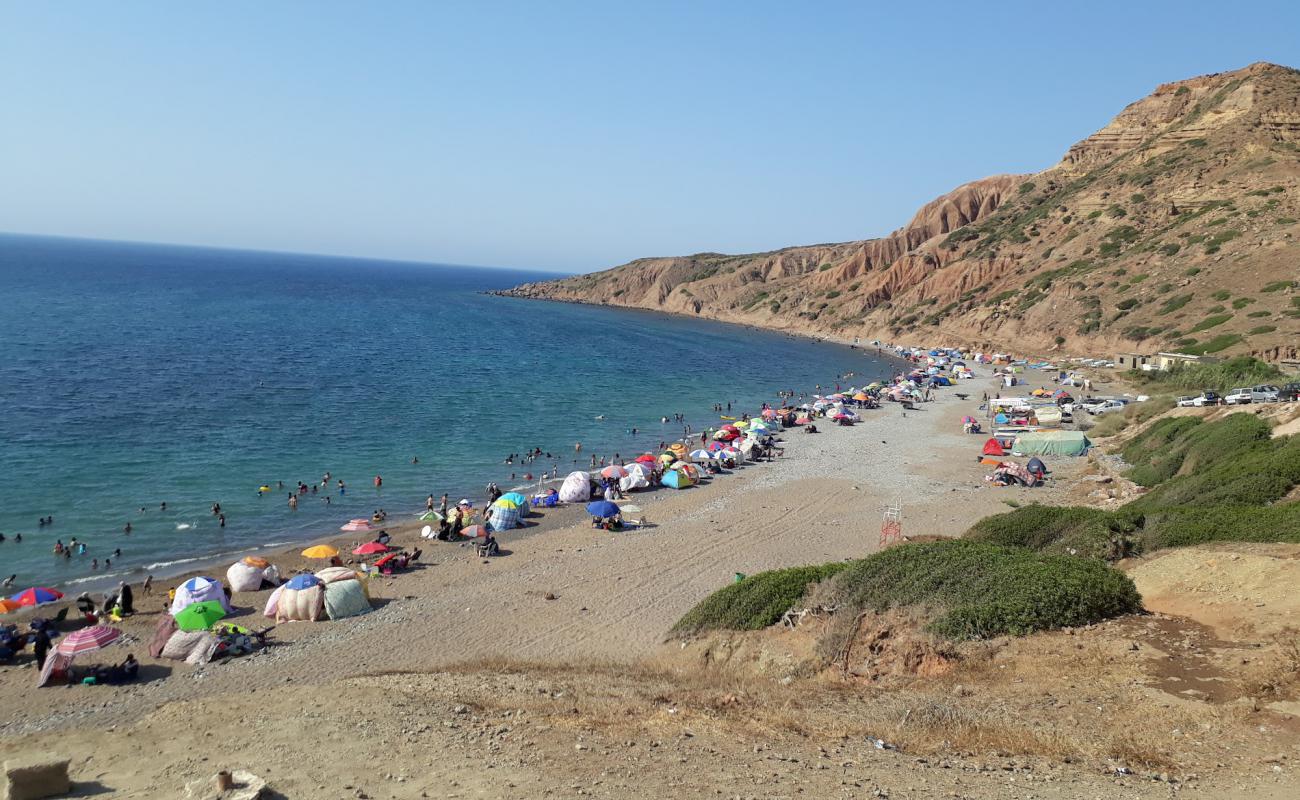 Foto af Malous Plage med let sand og småsten overflade