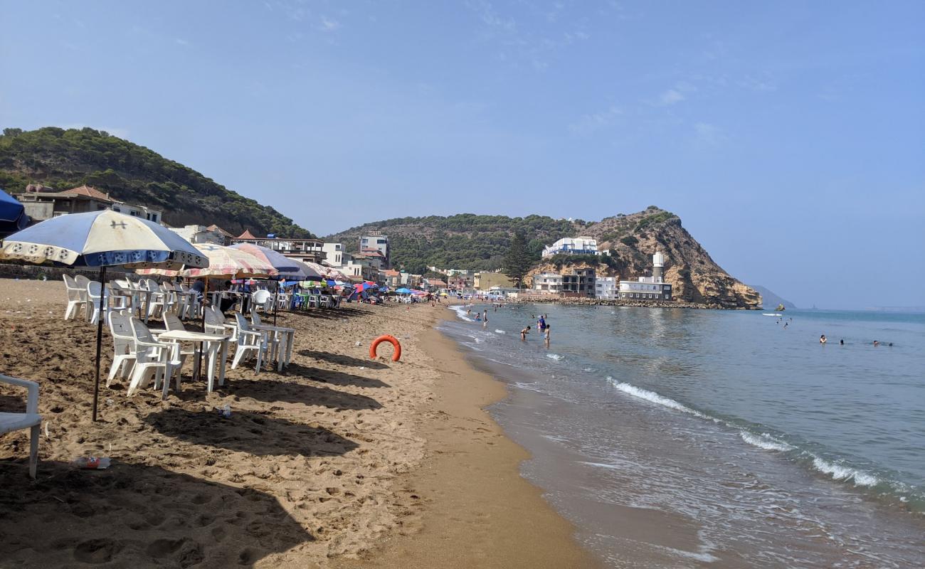 Foto af Plage du Puits med lys fint sand overflade