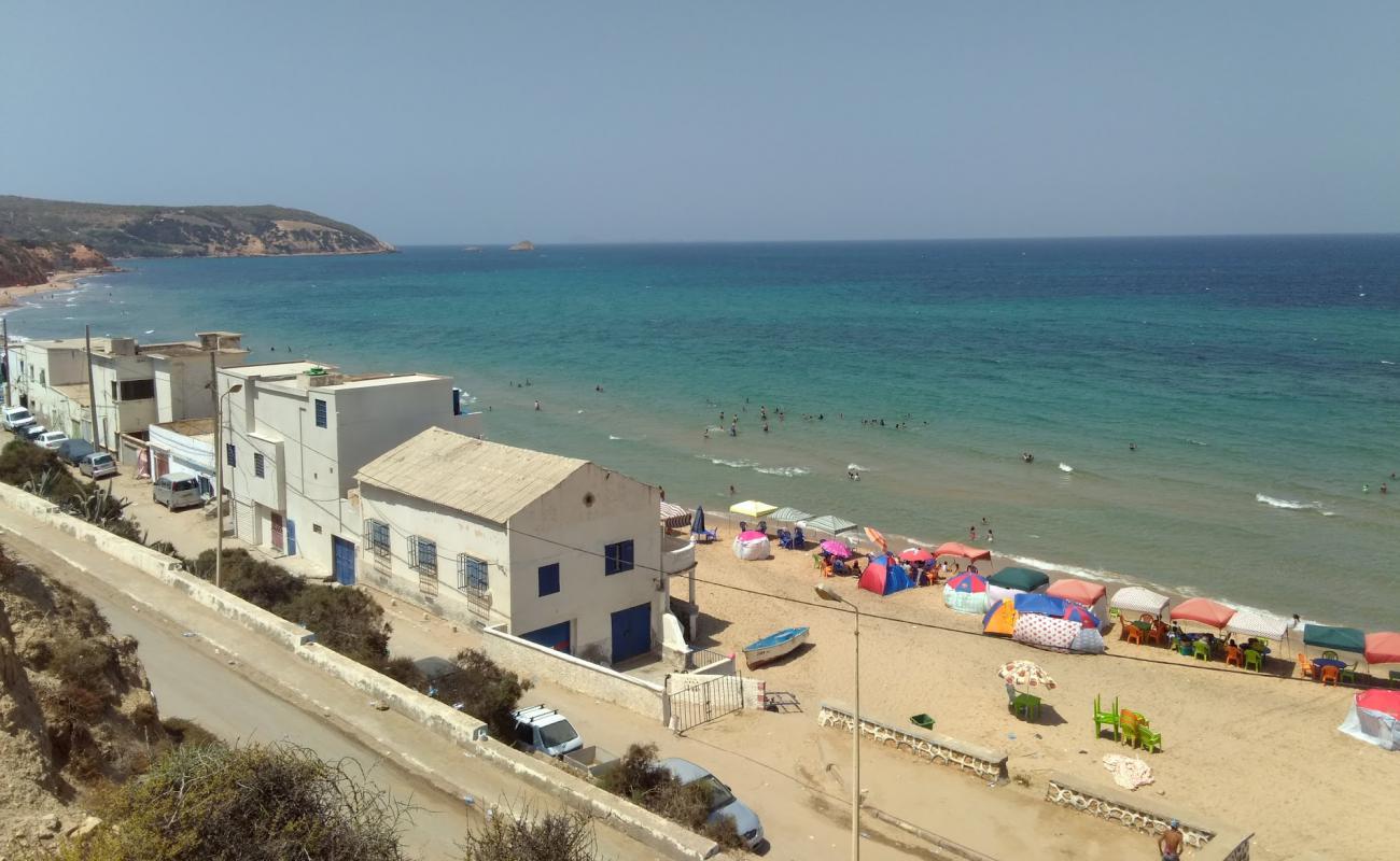 Foto af Plage Cap Blanc med lys sand overflade