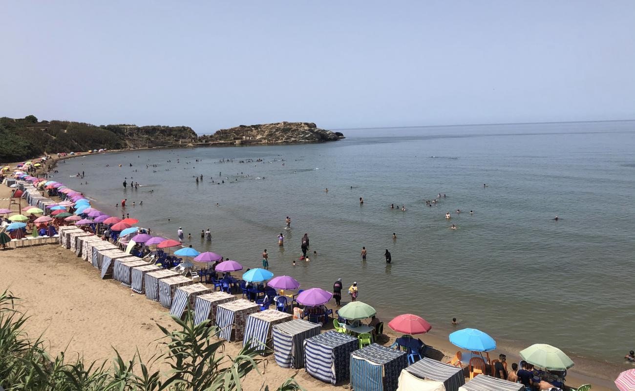 Foto af Plage Tizirine med brunt sand overflade