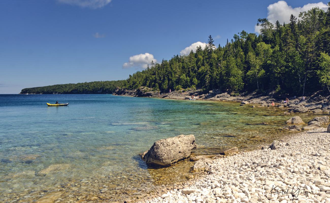 Foto af Little Cove Beach med sten overflade