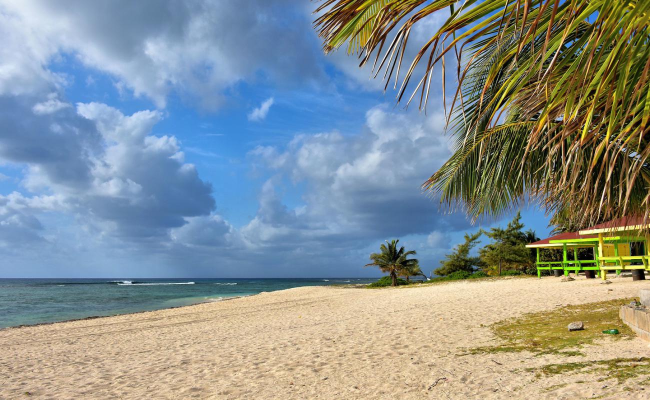 Foto af Bodden Town beach med lys fint sand overflade