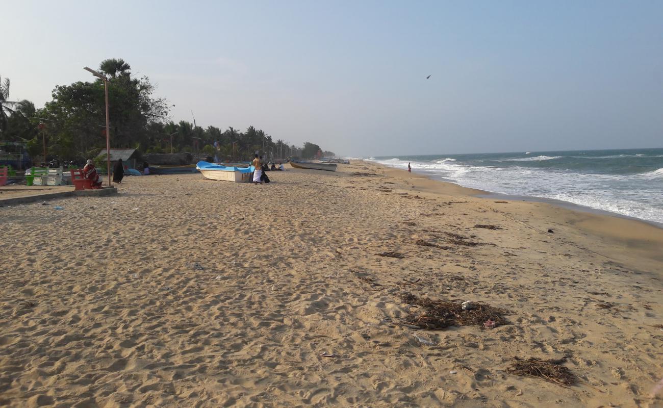 Foto af Kattankudy Beach med lys sand overflade