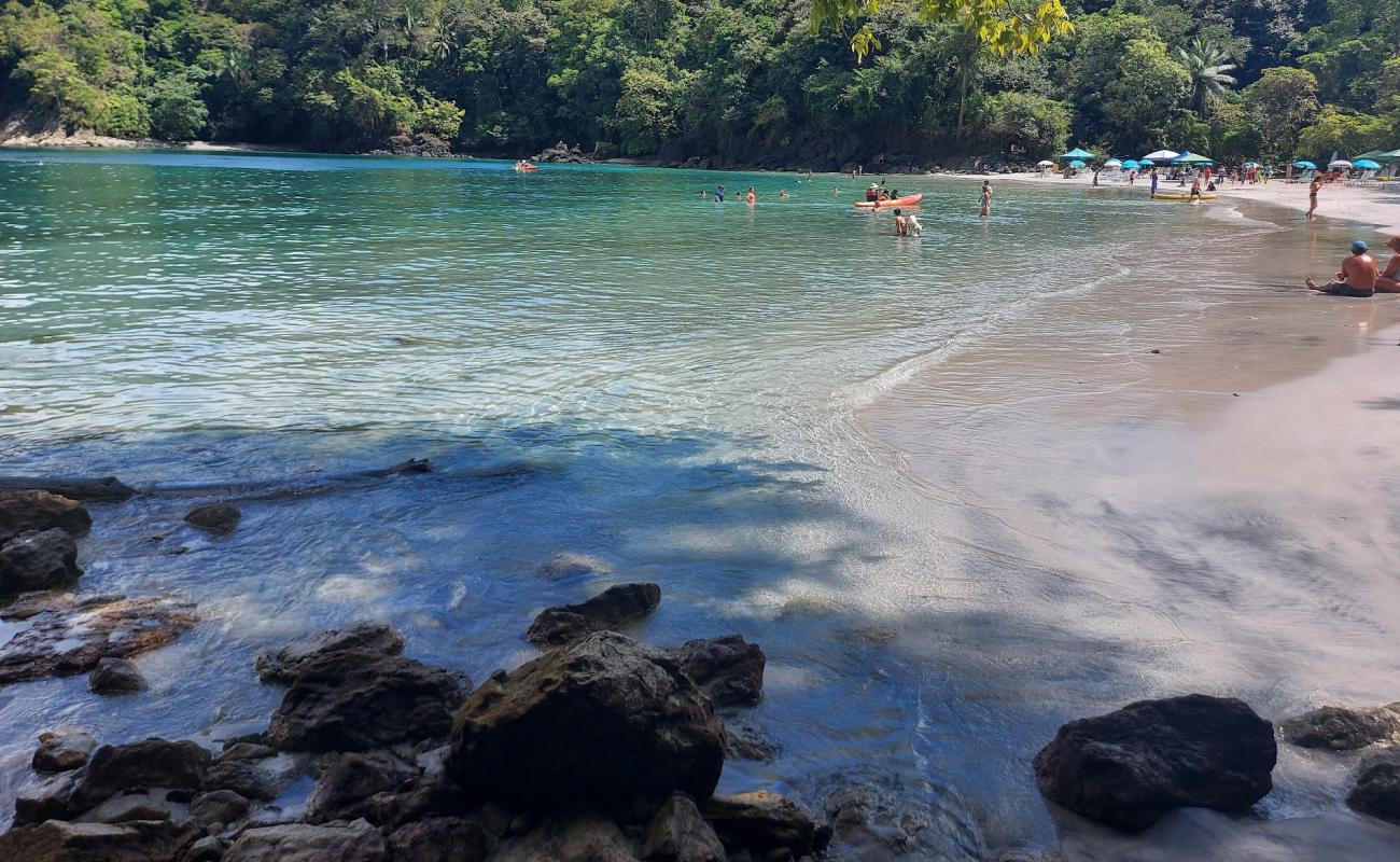 Foto af Playa Biesanz med lys sand overflade