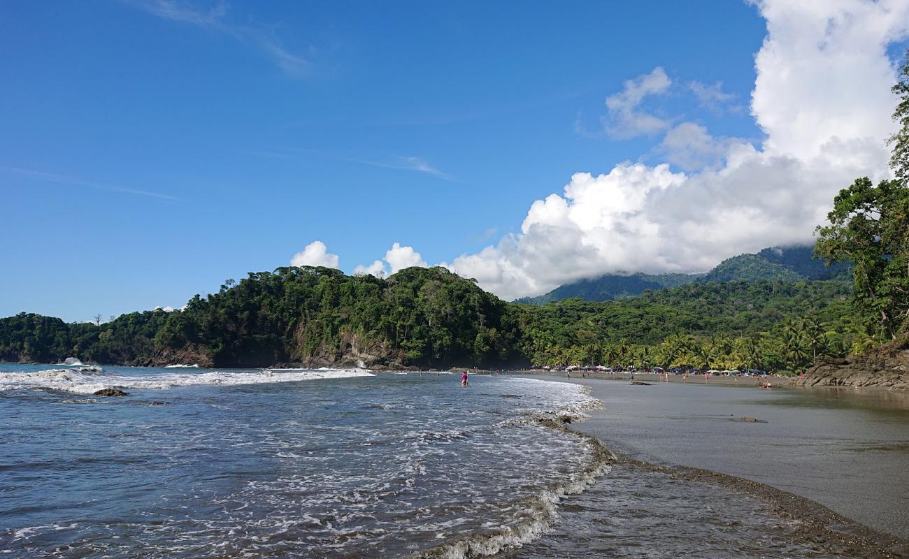 Foto af Dominicalito Beach med brunt sand overflade