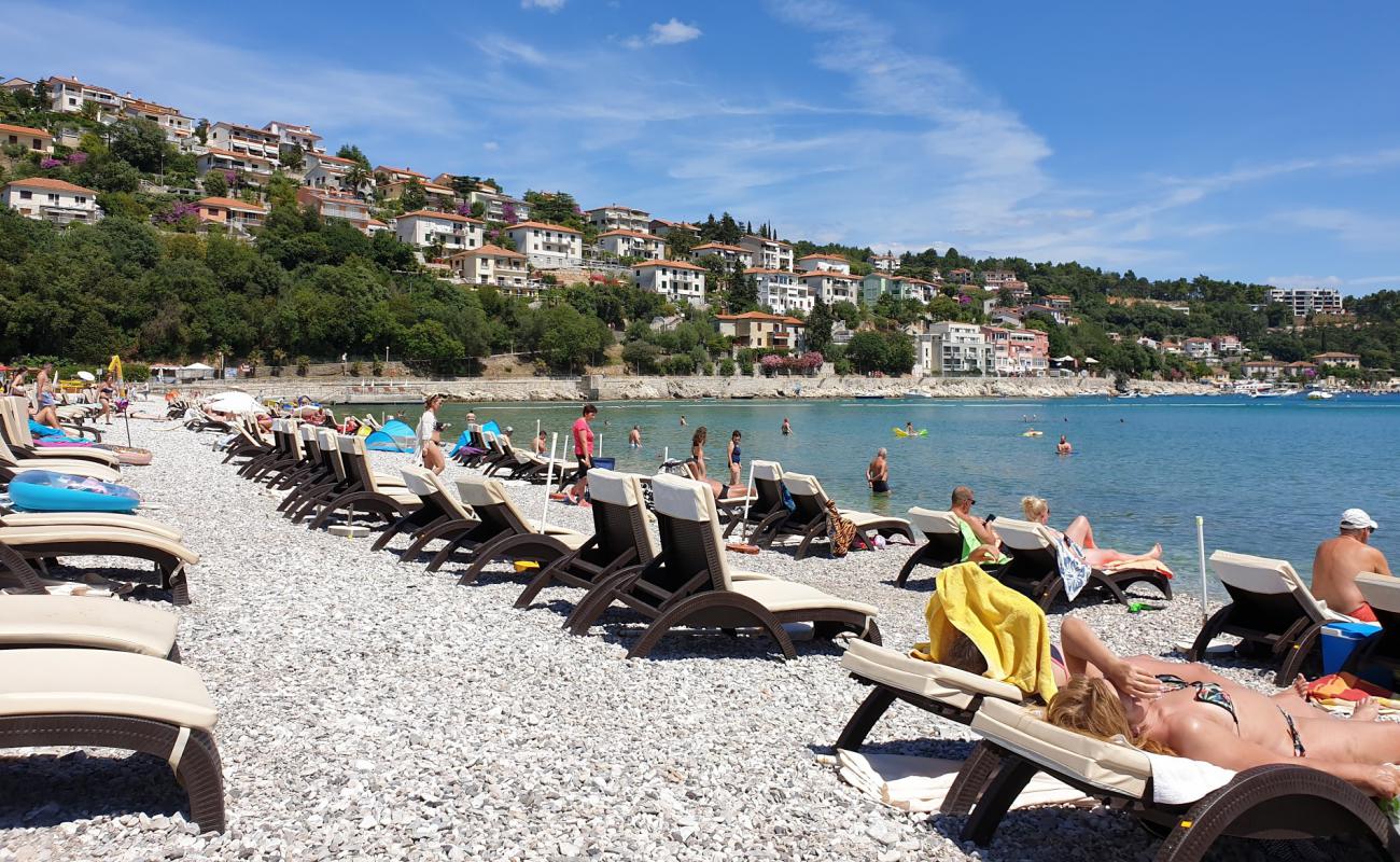 Foto af Maslinica beach med let sten overflade