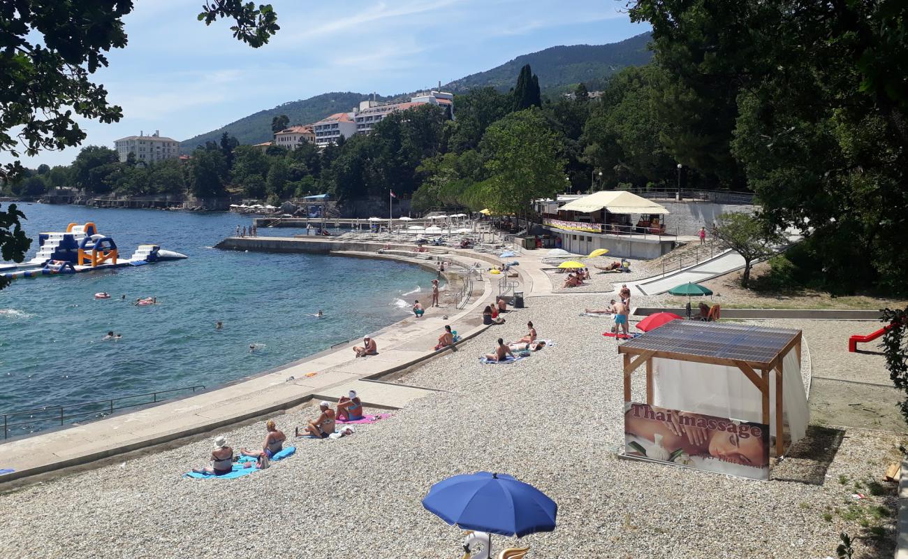 Foto af Kvarner beach med betonovertræk overflade