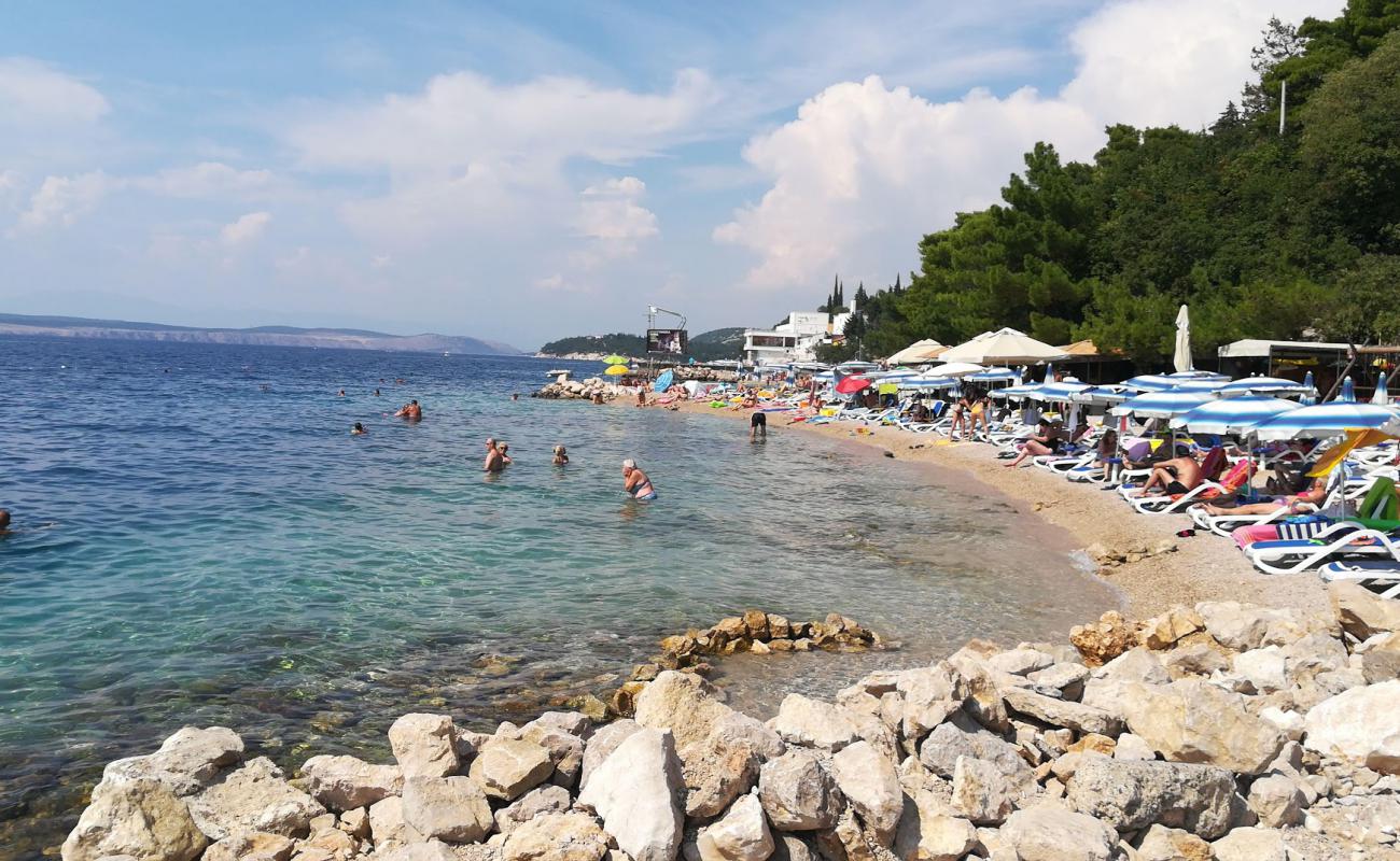 Foto af Capriccio beach med grå fin sten overflade