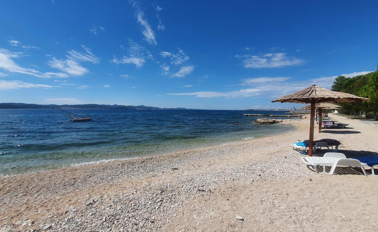 Foto af Bibinje beach med let sten overflade