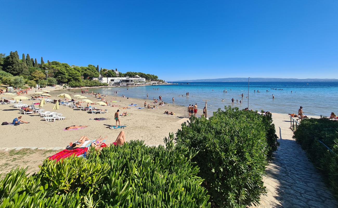 Foto af Bacvice strand med brunt sand overflade