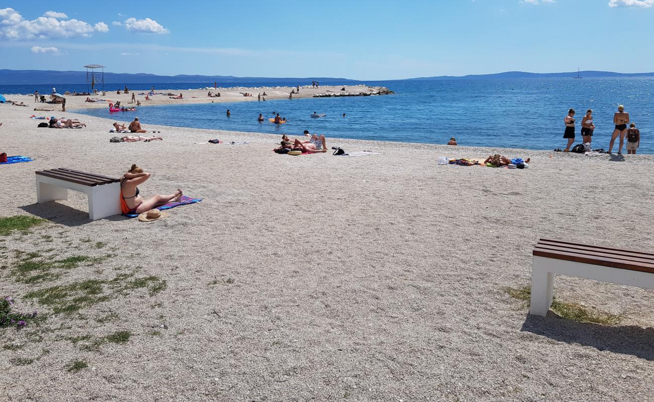 Foto af Trstenik beach med let fin sten overflade