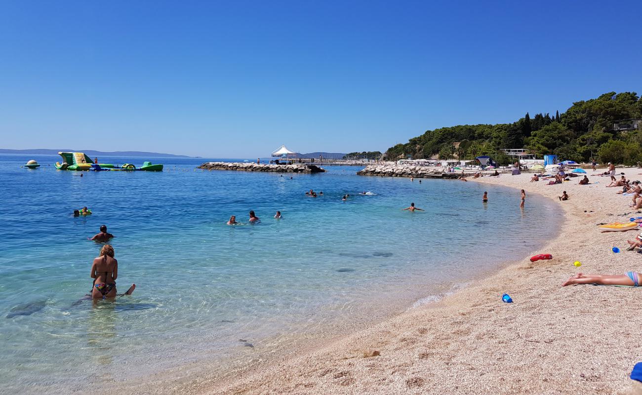 Foto af Znjan City beach med let fin sten overflade