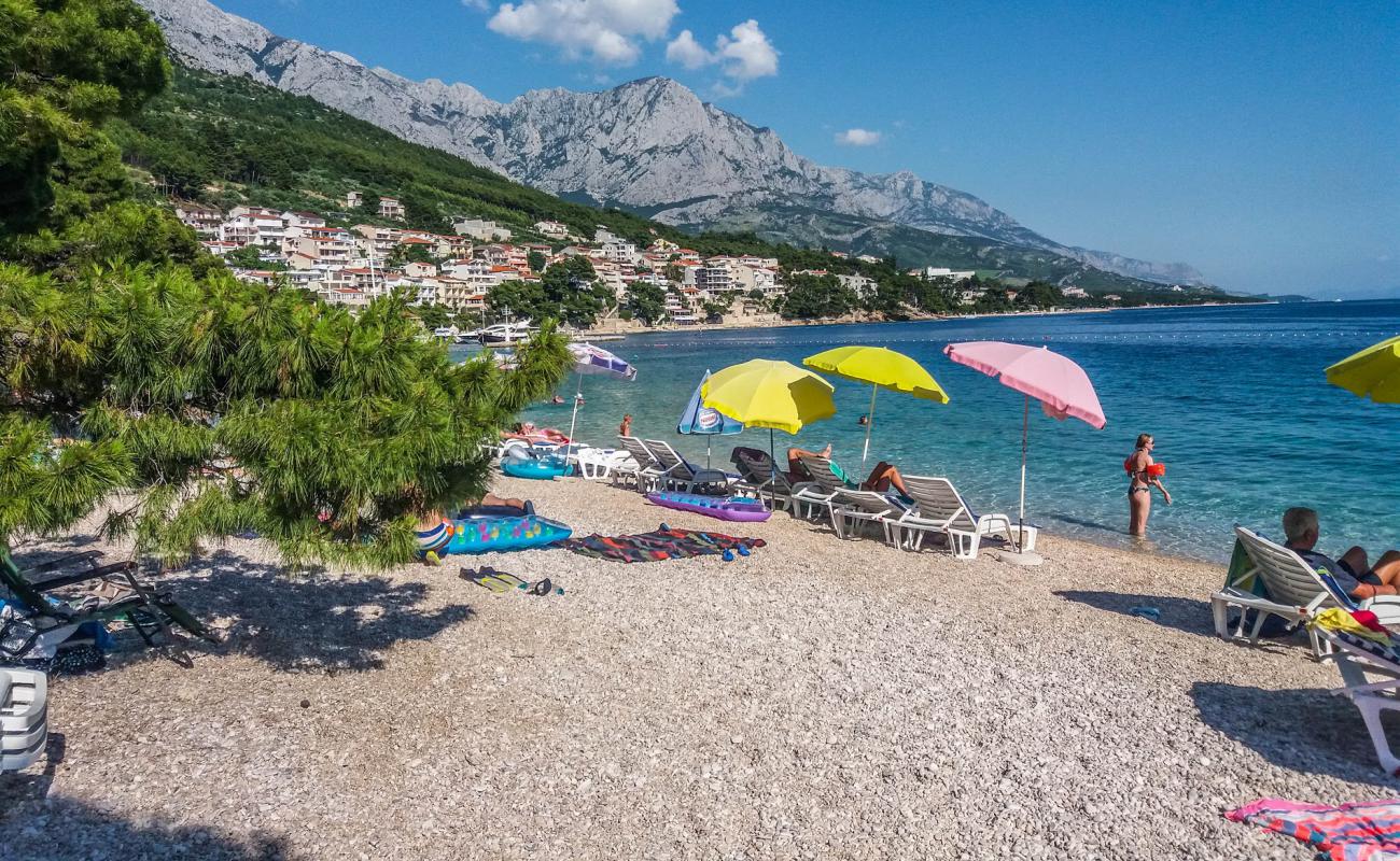 Foto af Soline Strand med let fin sten overflade