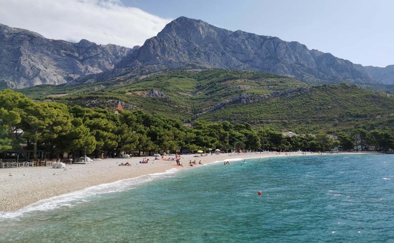 Foto af Promajna beach med let sand og småsten overflade