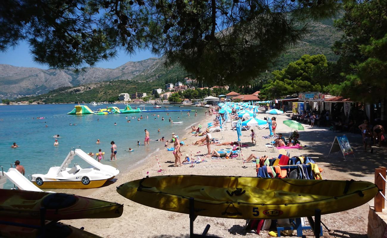 Foto af Zal beach med grå sten overflade