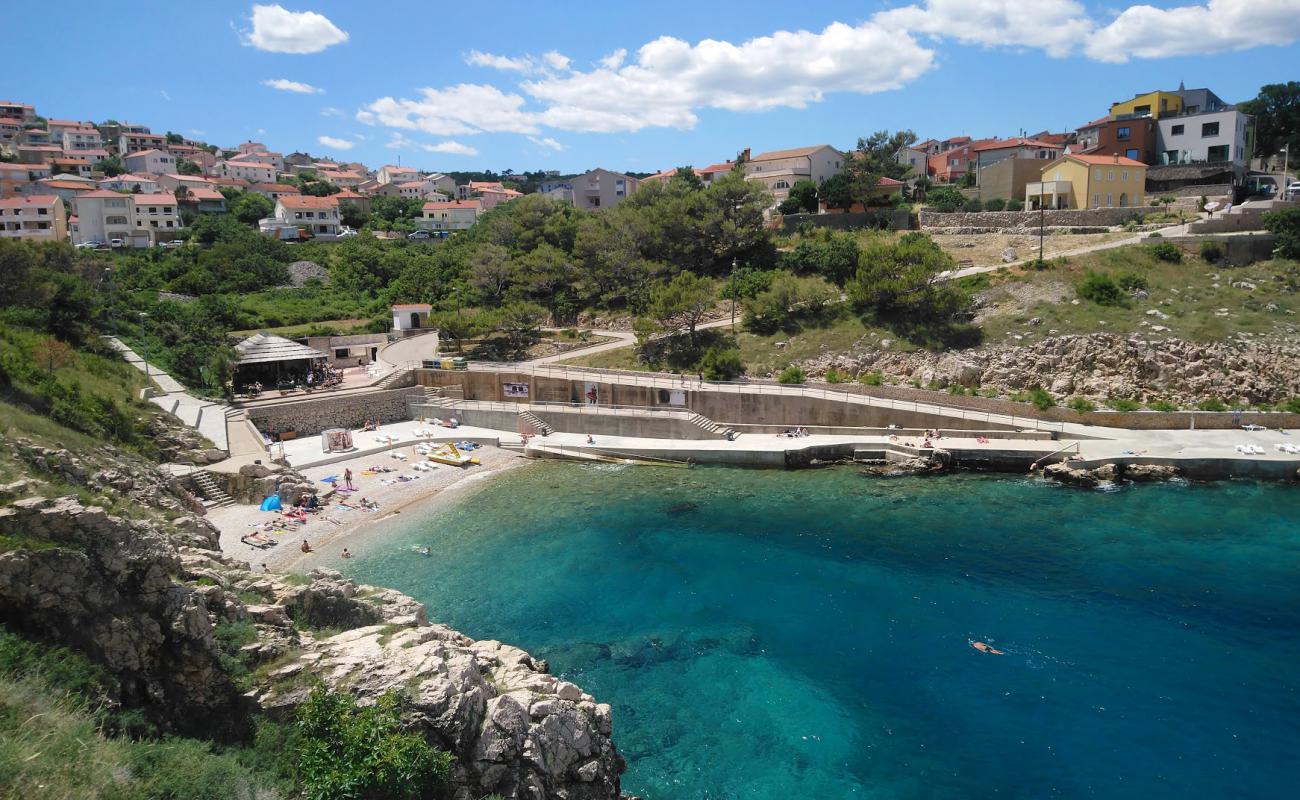 Foto af Vrbnik beach med let fin sten overflade