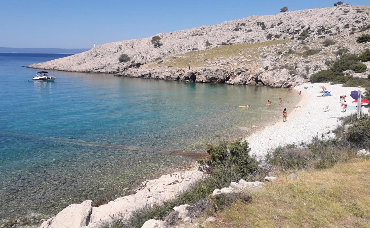 Foto af Surbova beach med hvid sten overflade