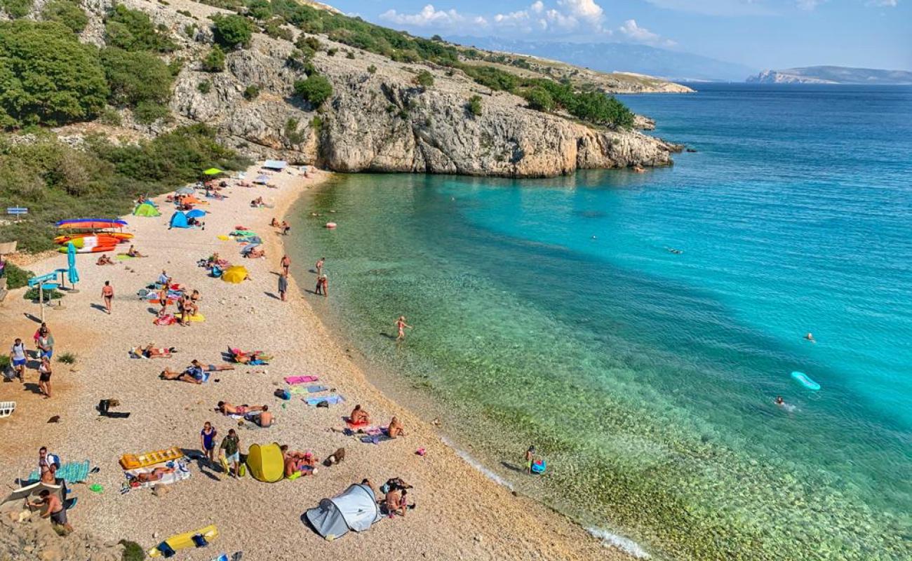 Foto af Zala beach med hvid sten overflade