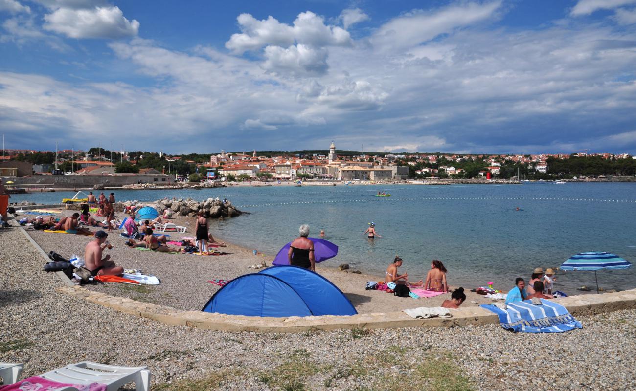 Foto af Jezevac beach med let fin sten overflade