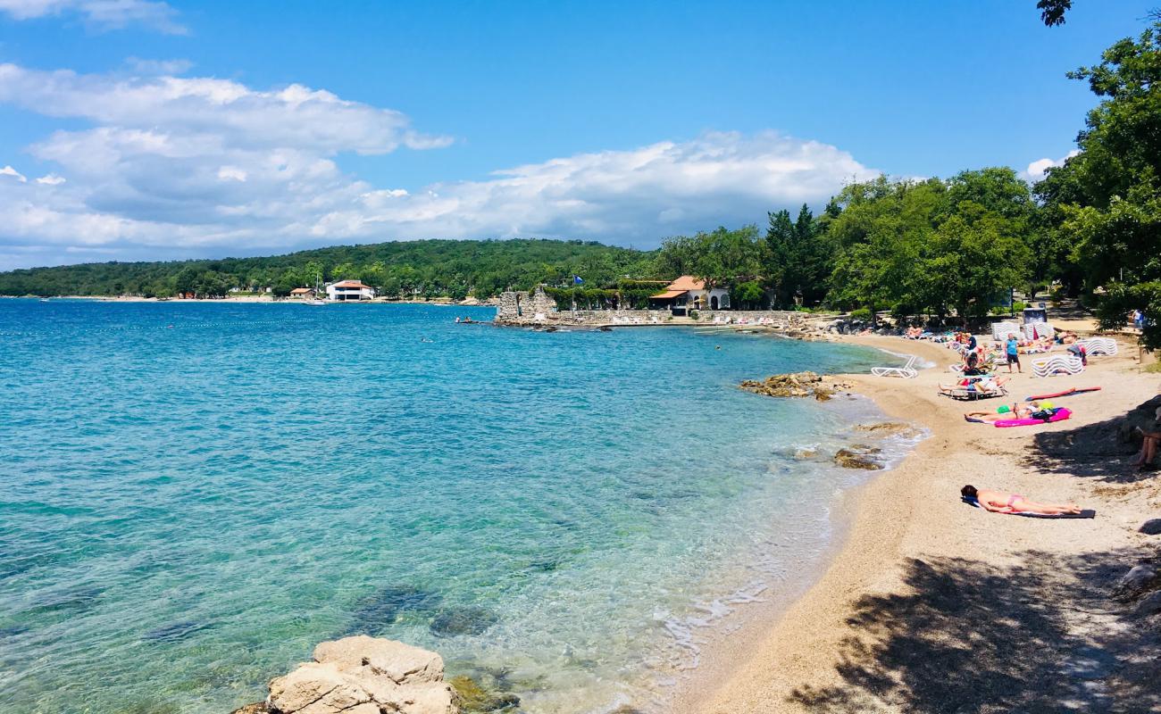 Foto af Adriatic beach med let fin sten overflade