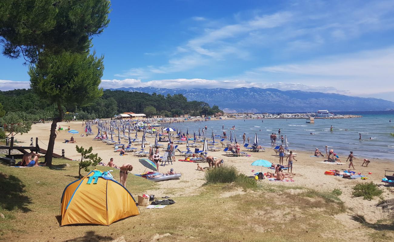 Foto af San Marino beach med lys fint sand overflade