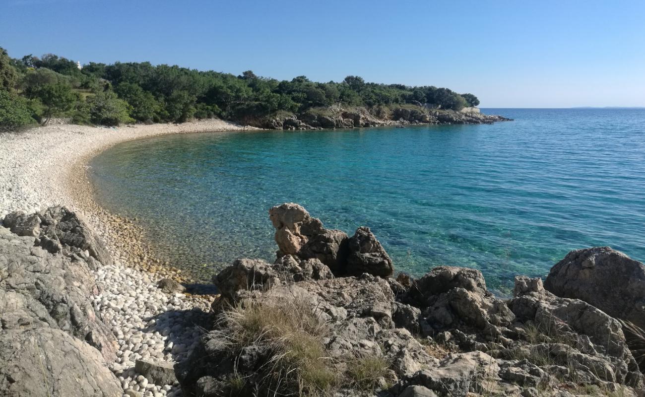 Foto af Krcalo beach med let sten overflade