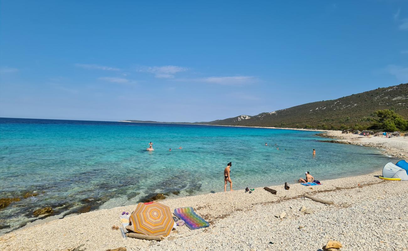 Foto af Veli Zal beach med hvid sten overflade