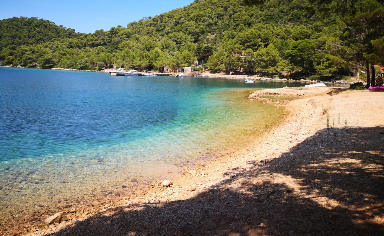 Foto af Jurjeva luka beach med let sand og småsten overflade