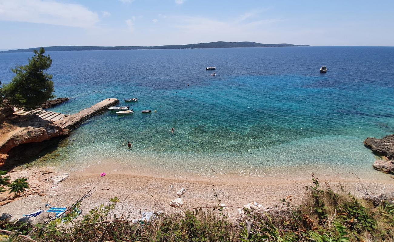 Foto af Skalinada beach med let fin sten overflade