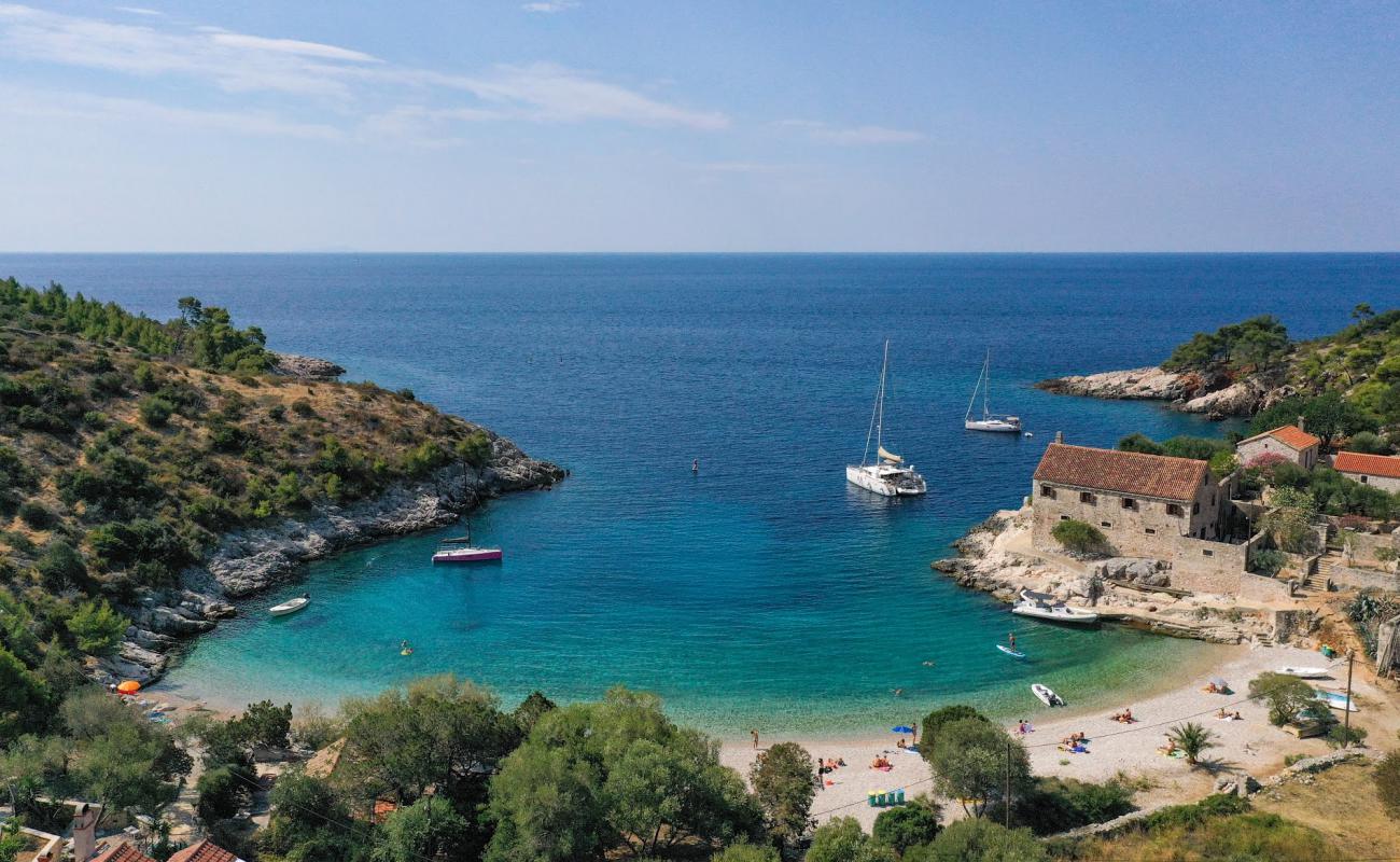 Foto af Dubovica beach med let sten overflade