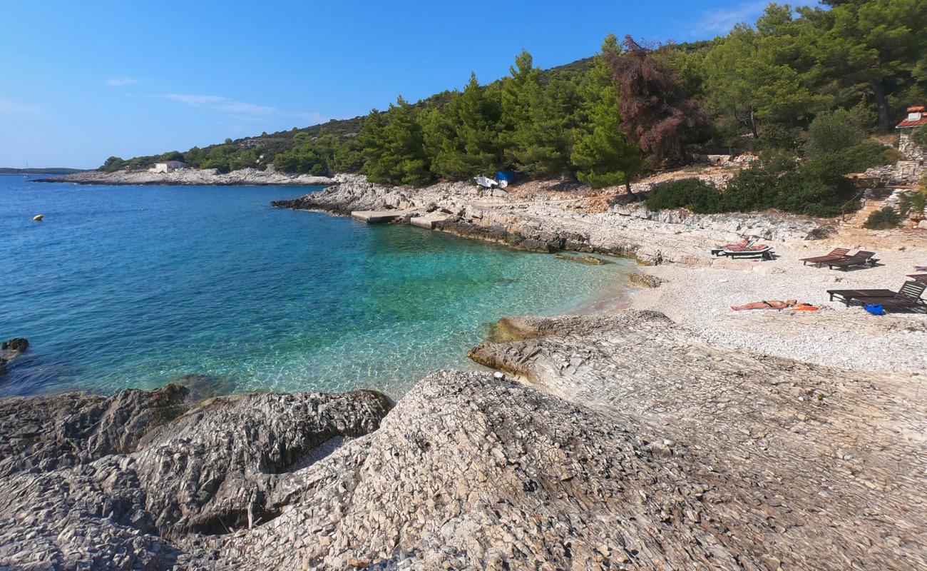 Foto af Robinson beach med hvid sten overflade