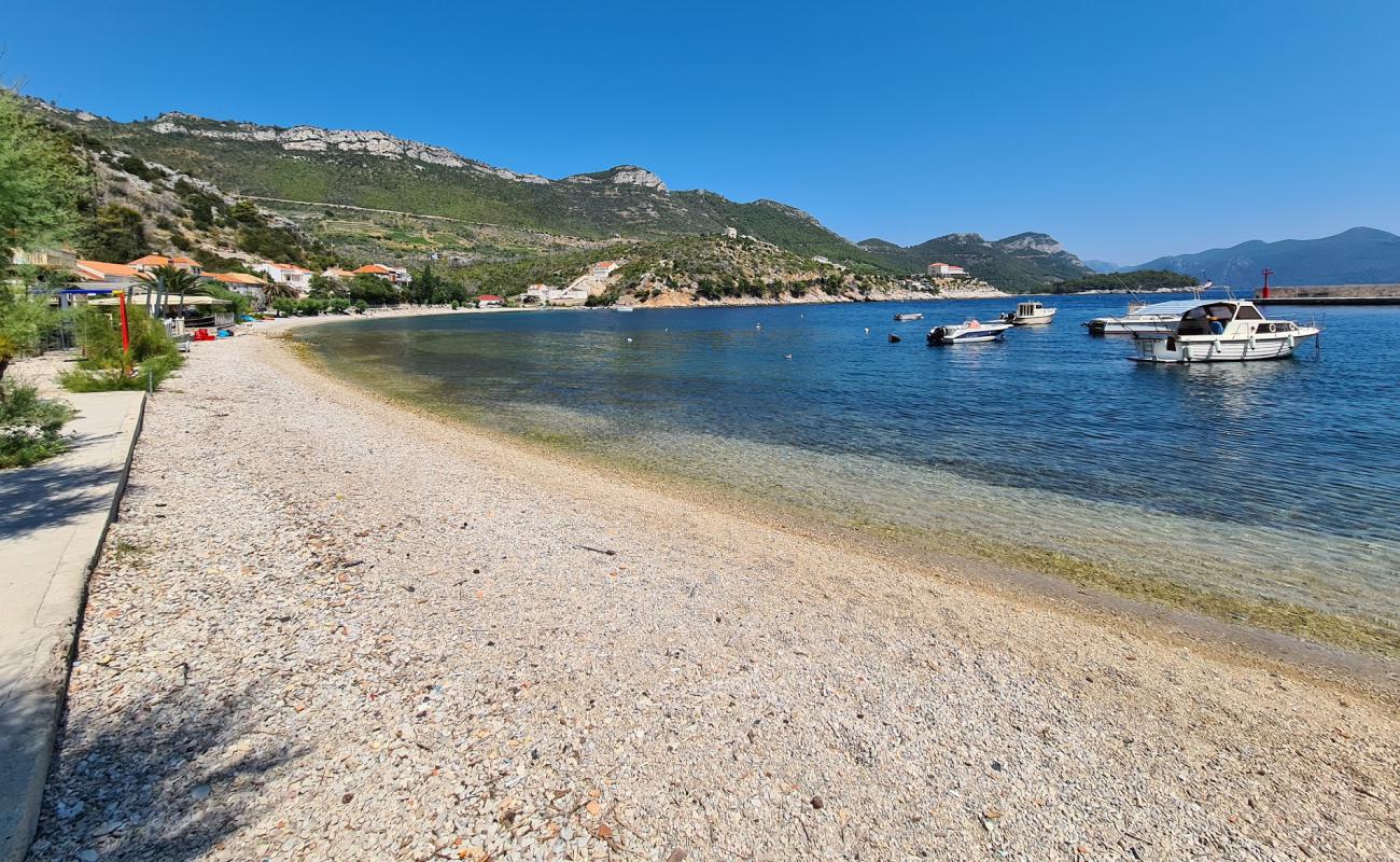 Foto af Trstenik beach med let fin sten overflade