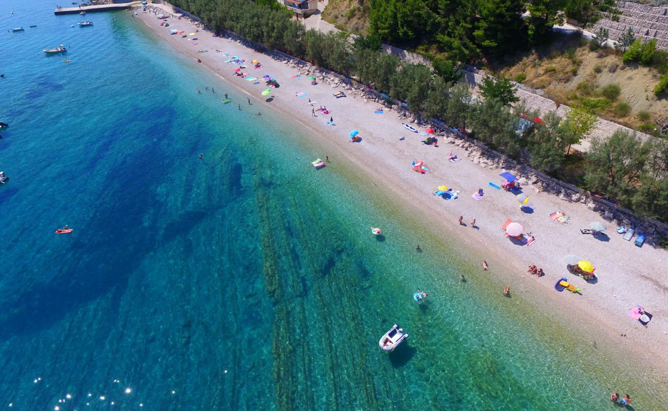 Foto af Camp Nevio beach med hvid sten overflade