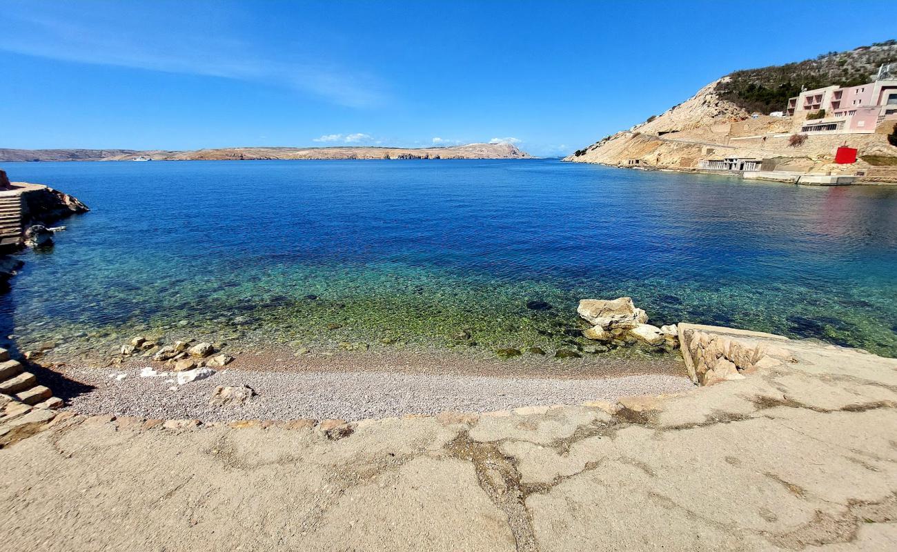 Foto af Jablanac Beach med grå fin sten overflade