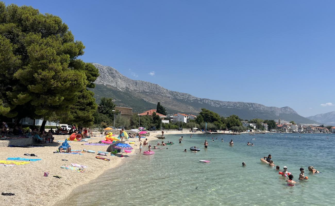 Foto af Beach Baletna Skola med let fin sten overflade