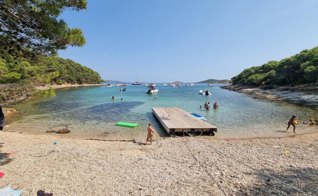 Foto af Kranje Beach, Vrgada med sten overflade