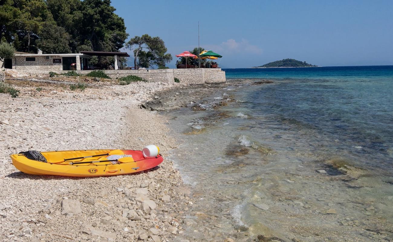 Foto af Badija Beach med sten overflade