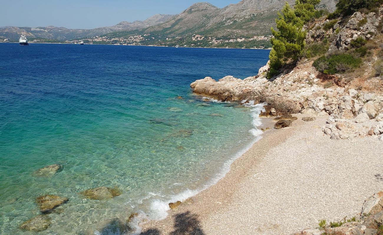 Foto af FKK Nudist Beach Cavtat med let fin sten overflade