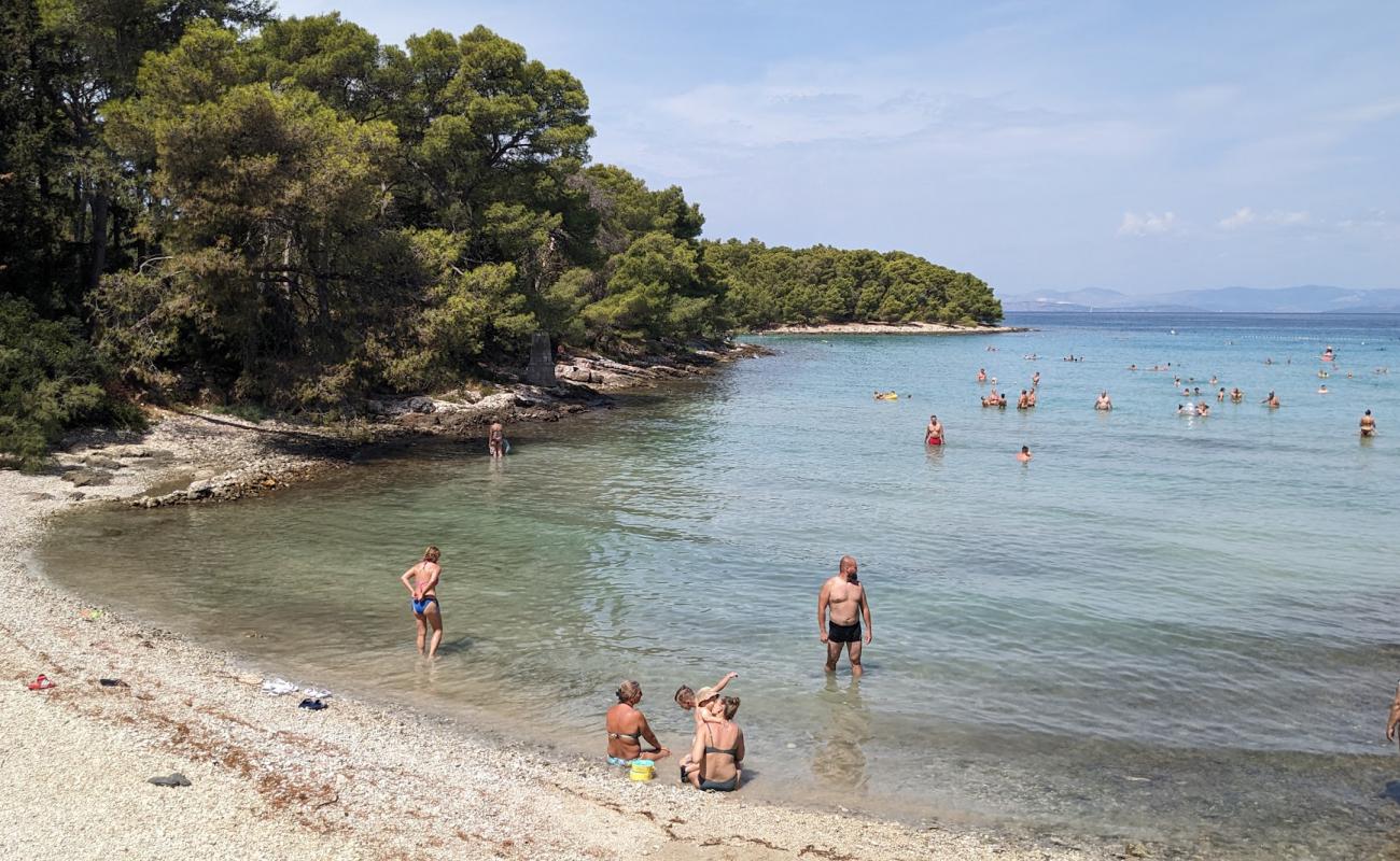 Foto af Plaza Mala Luka med grå sten overflade