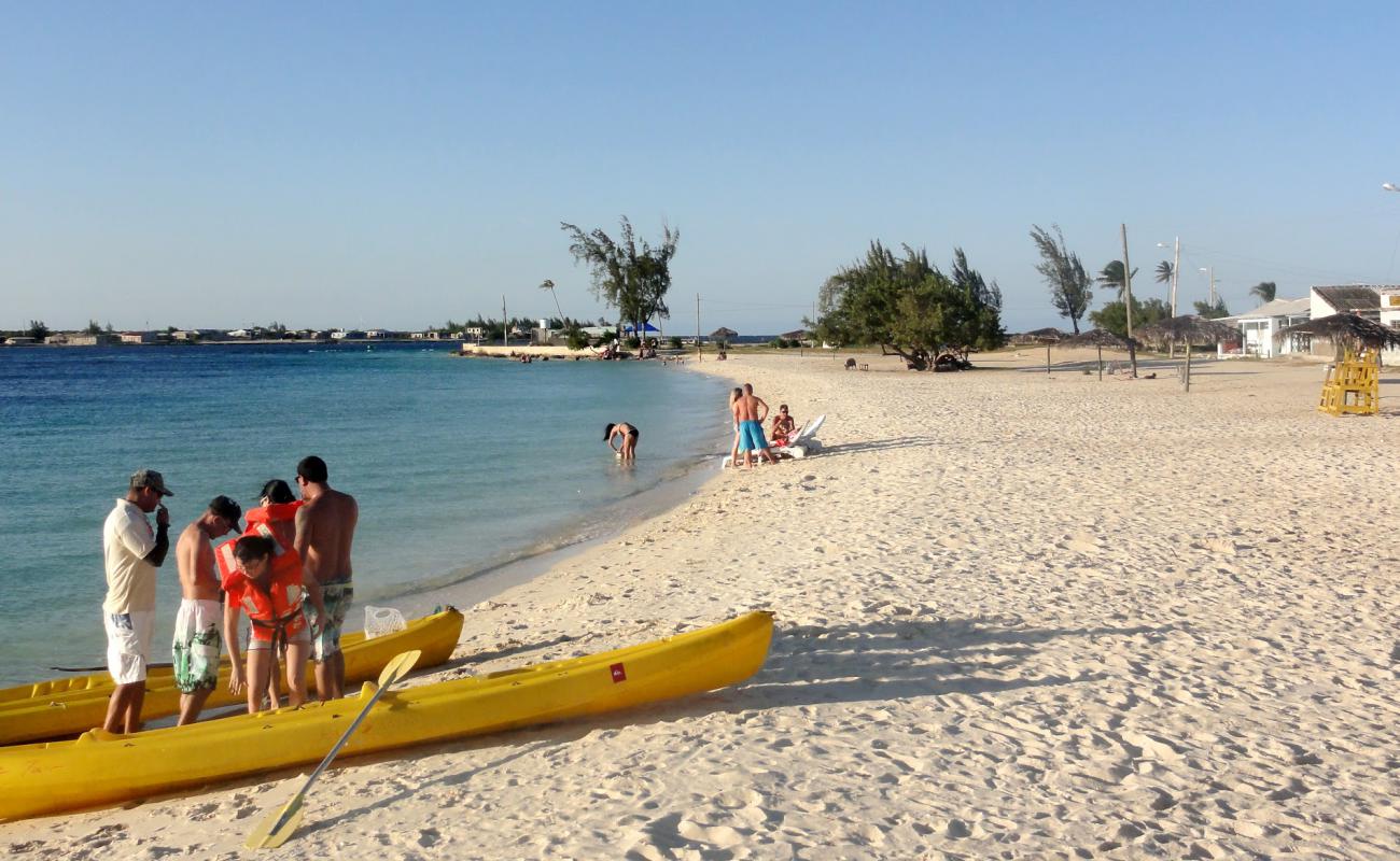 Foto af La boca beach med lys sand overflade