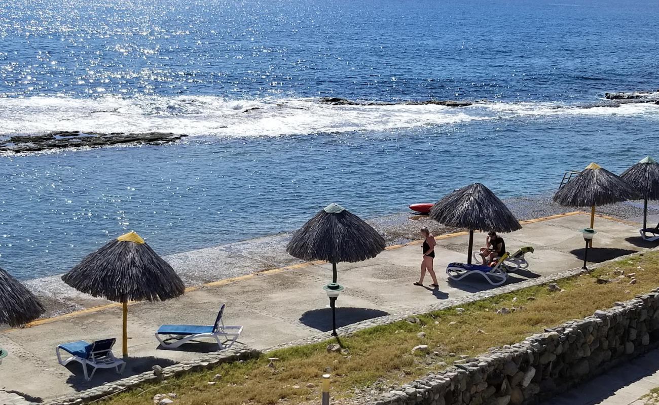 Foto af Playa de Sigua med betonovertræk overflade