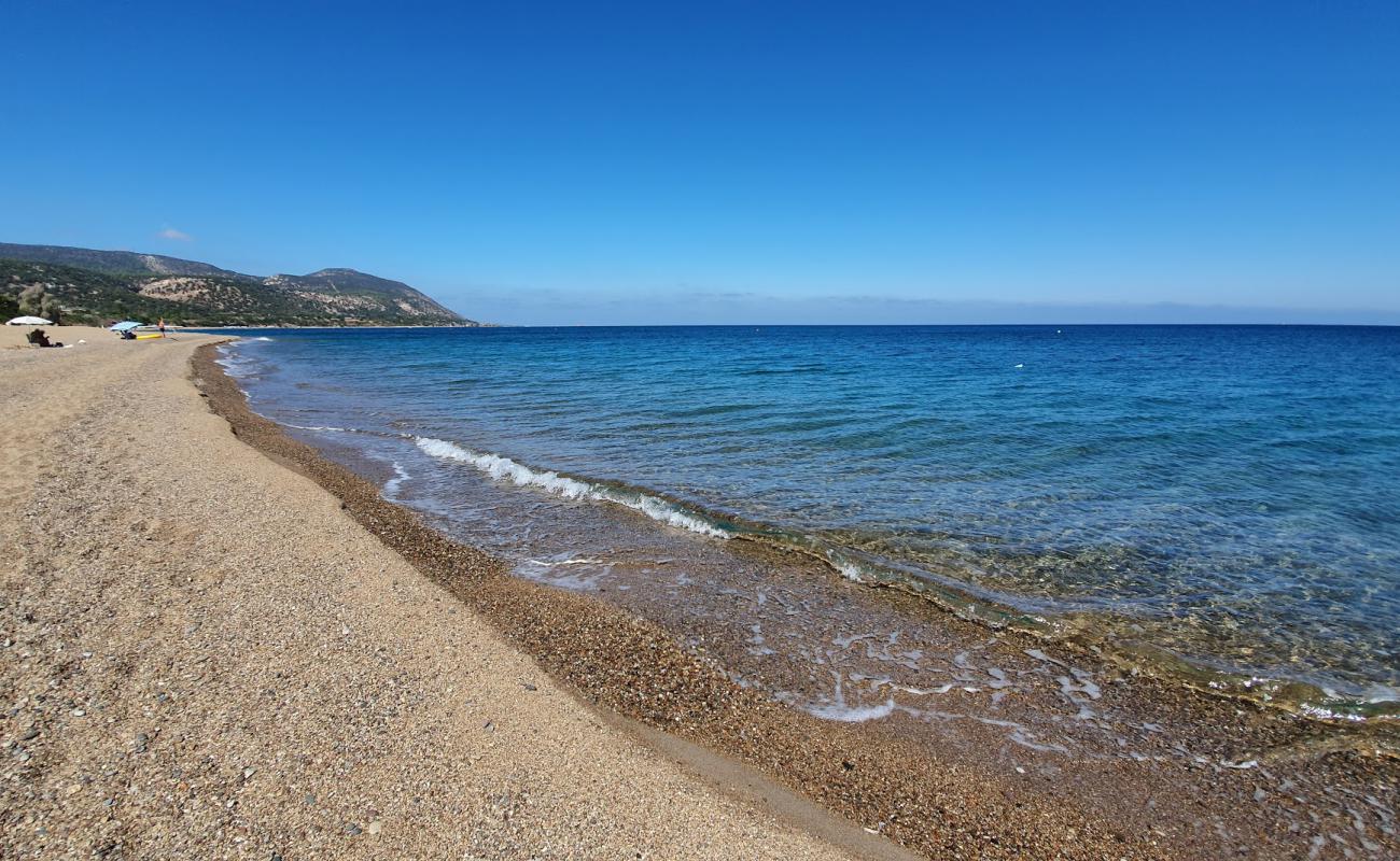 Foto af Anassa beach med let fin sten overflade