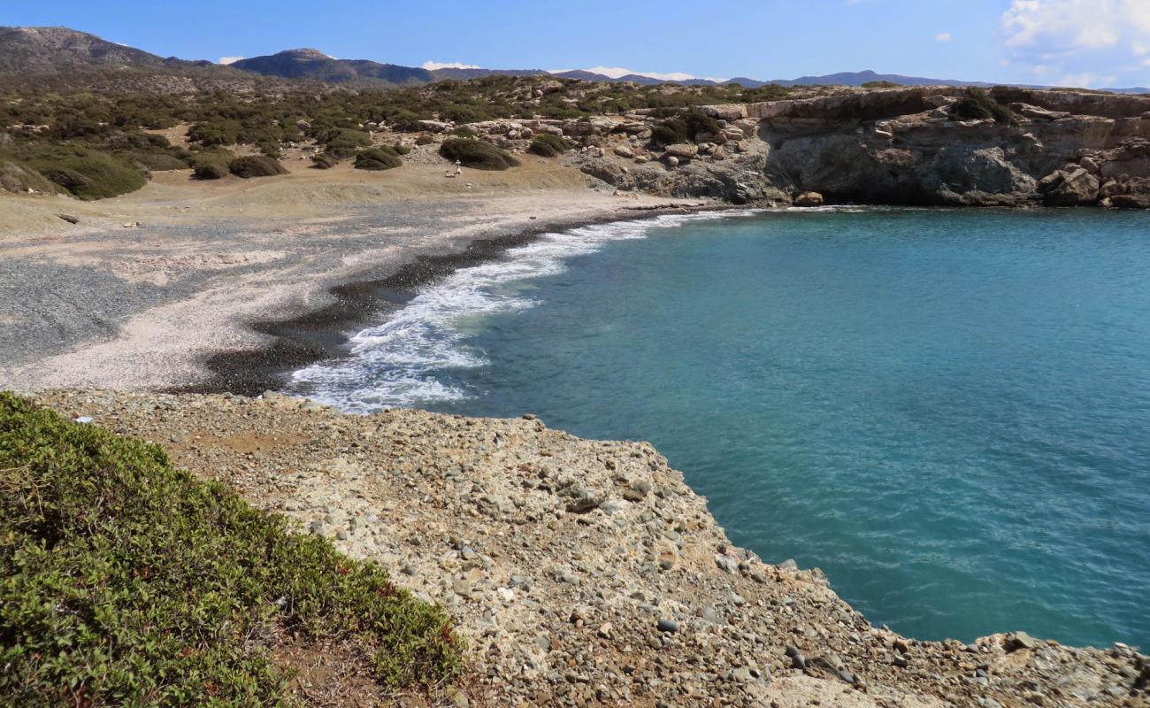 Foto af Geronisos beach med let sten overflade