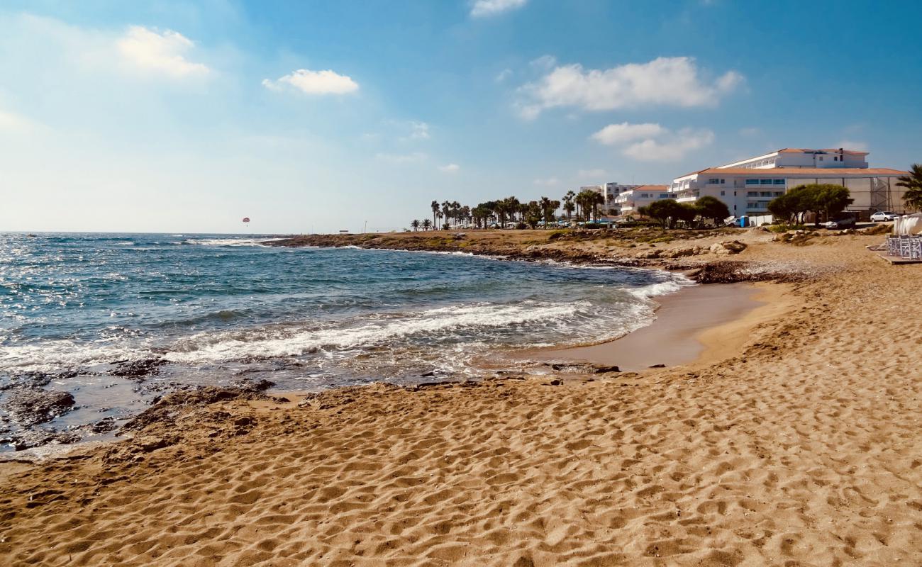 Foto af Pachyammos beach med lys sand overflade