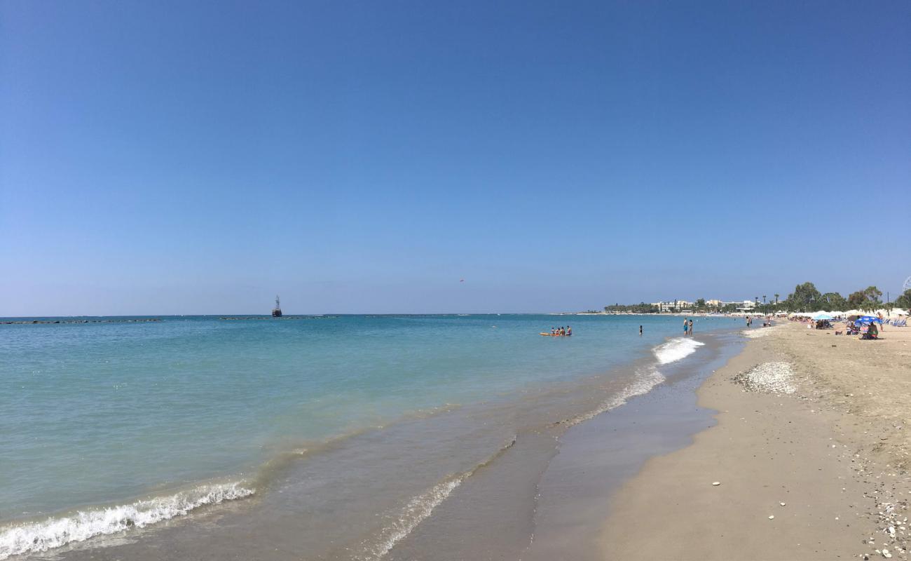 Foto af Yeroskipou beach med lys sand overflade