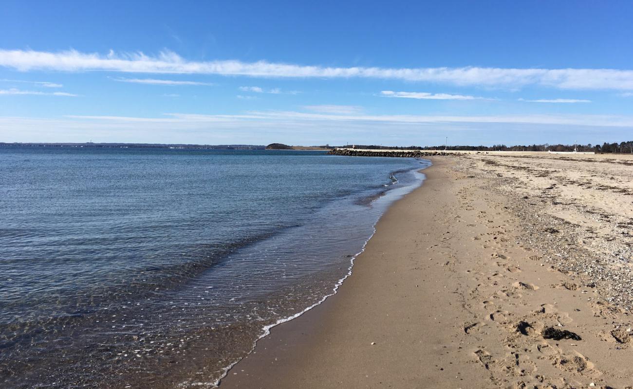 Foto af Skødshoved Strand med let sand og småsten overflade